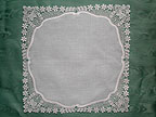 Plauen Lace Wedding Handerchief from Germany