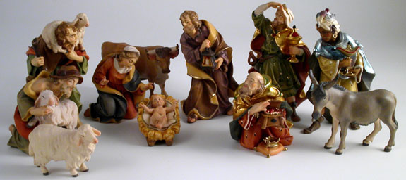 Nativity from Italy by Costa Wood Art