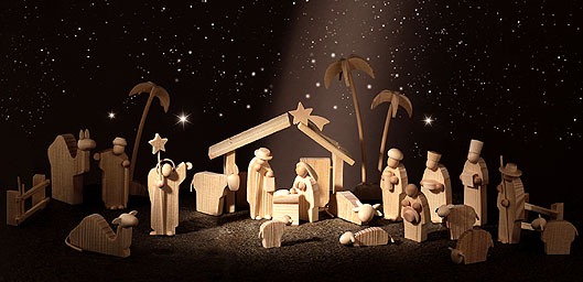Nativity figures from Gnter Reichel