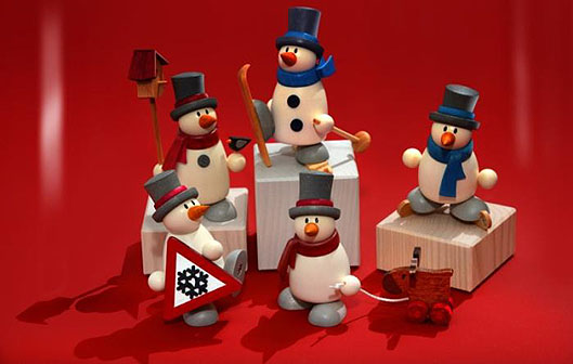 Snowman (Schneemaenner) Figures from Dirk Hobler